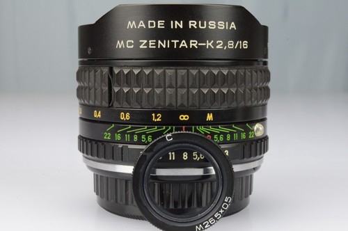 Fisheye 180 zenitar 16mm - zenitar-k,